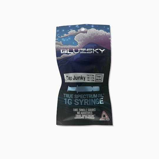 Indico - Cap Junky 1g TSO Syringe - Blue Sky - 1