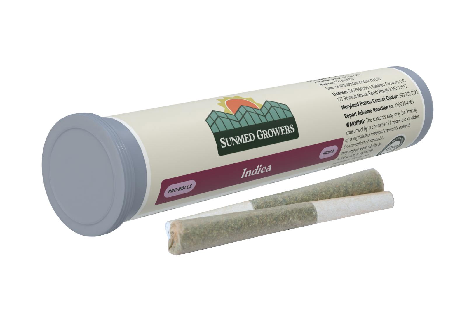 SunMed Growers - Divine Kush Breath Pre Roll 0.5g/2 Pack - 1