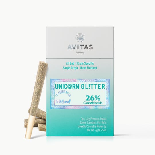 Avitas - Unicorn Glitter 10pk Pre-Roll 5g - 1