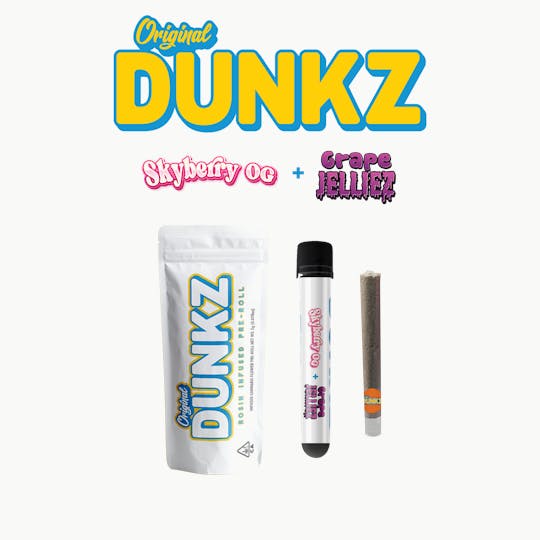 Original Dunkz - Skyberry OG Flower x Grape Jelliez Rosin - 1