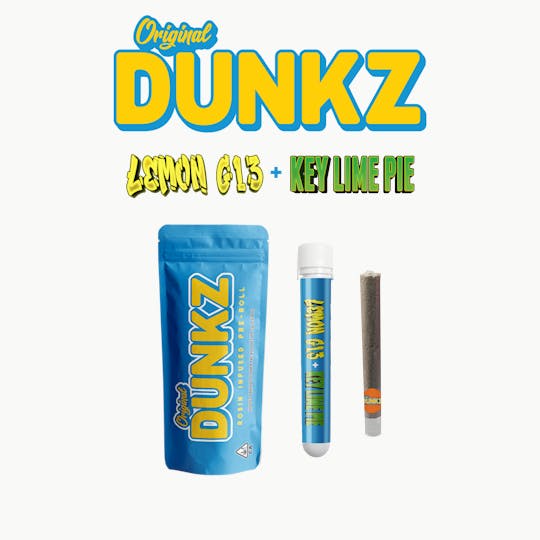 Original Dunkz - Lemon G13 Flower x Key Lime Pie Rosin - 1