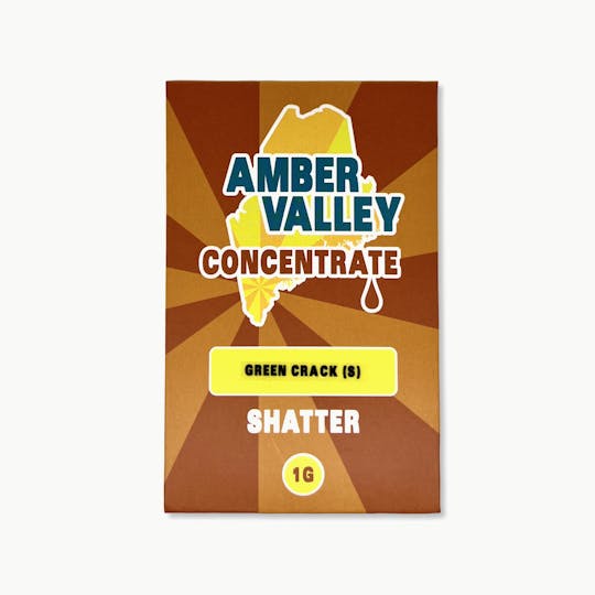 Indico - Green Crack 1g Shatter - Amber Valley - 1