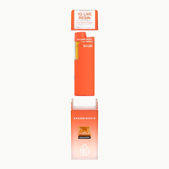 Sherbinskis - Acai Berry Gelato Live Resin 1g AIO - 1