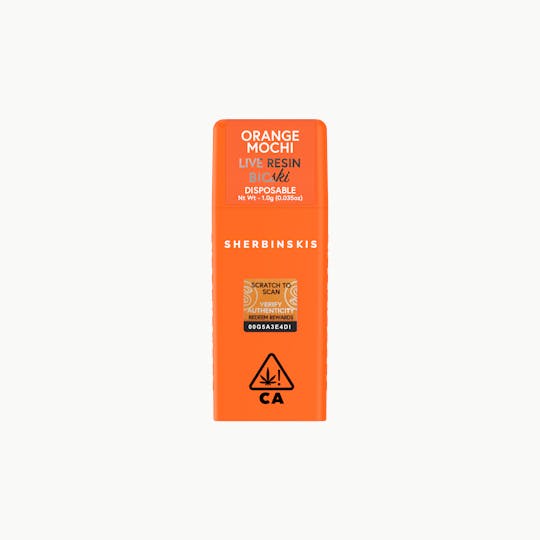 Sherbinskis - Orange Mochi Live Resin 1g AIO - 1