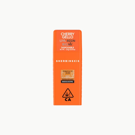 Sherbinskis - Cherry Gello Live Resin 2g AIO - 1