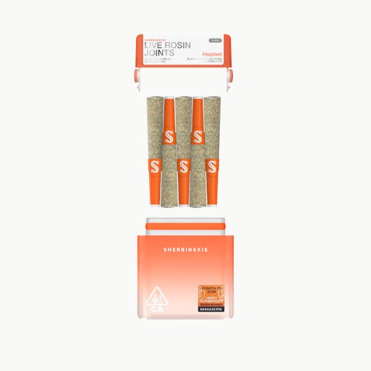Sherbinskis - Live Rosin Joints - Headset x Black Cherry - 1