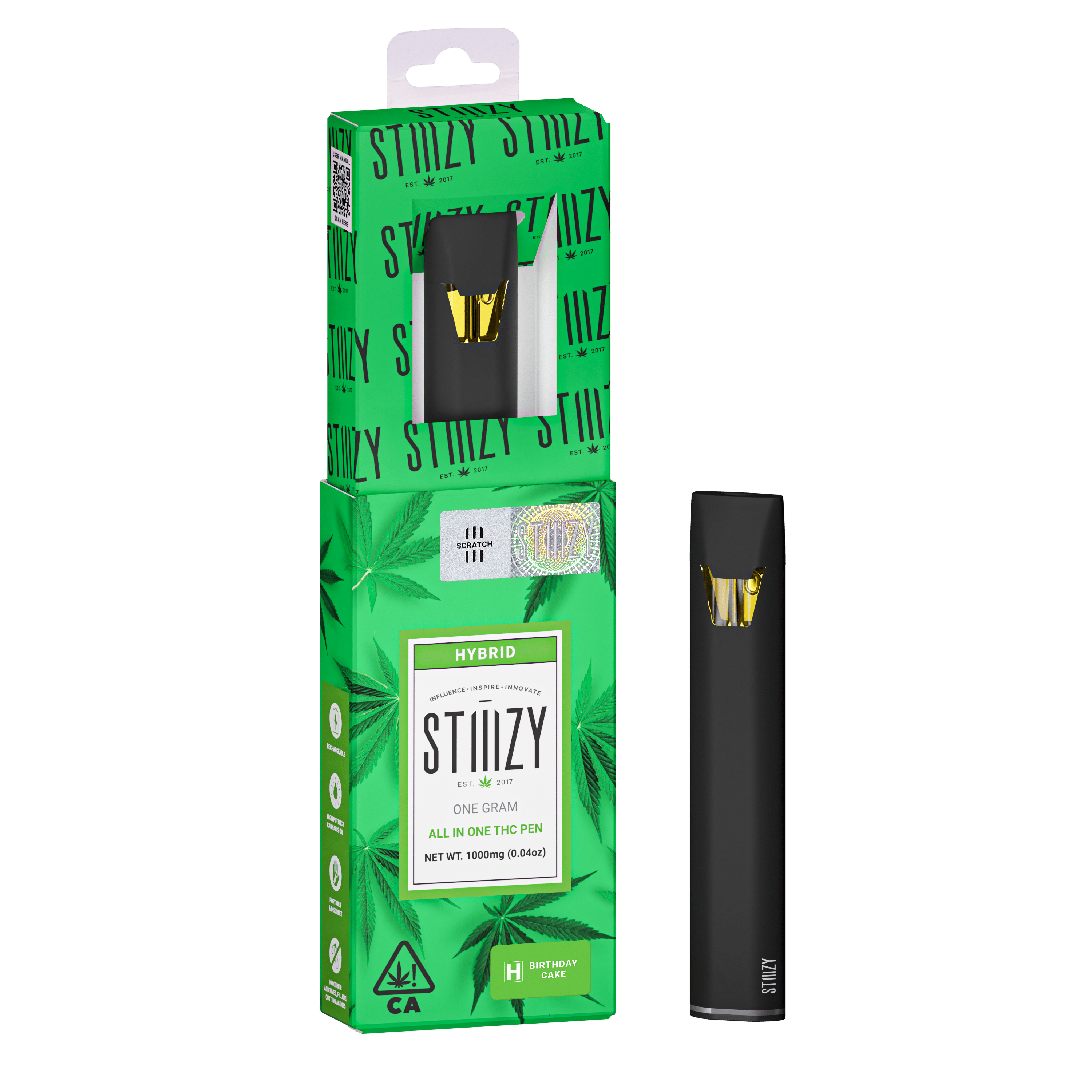 STIIIZY - Vape - BIRTHDAY CAKE 1G All-In-One - 1