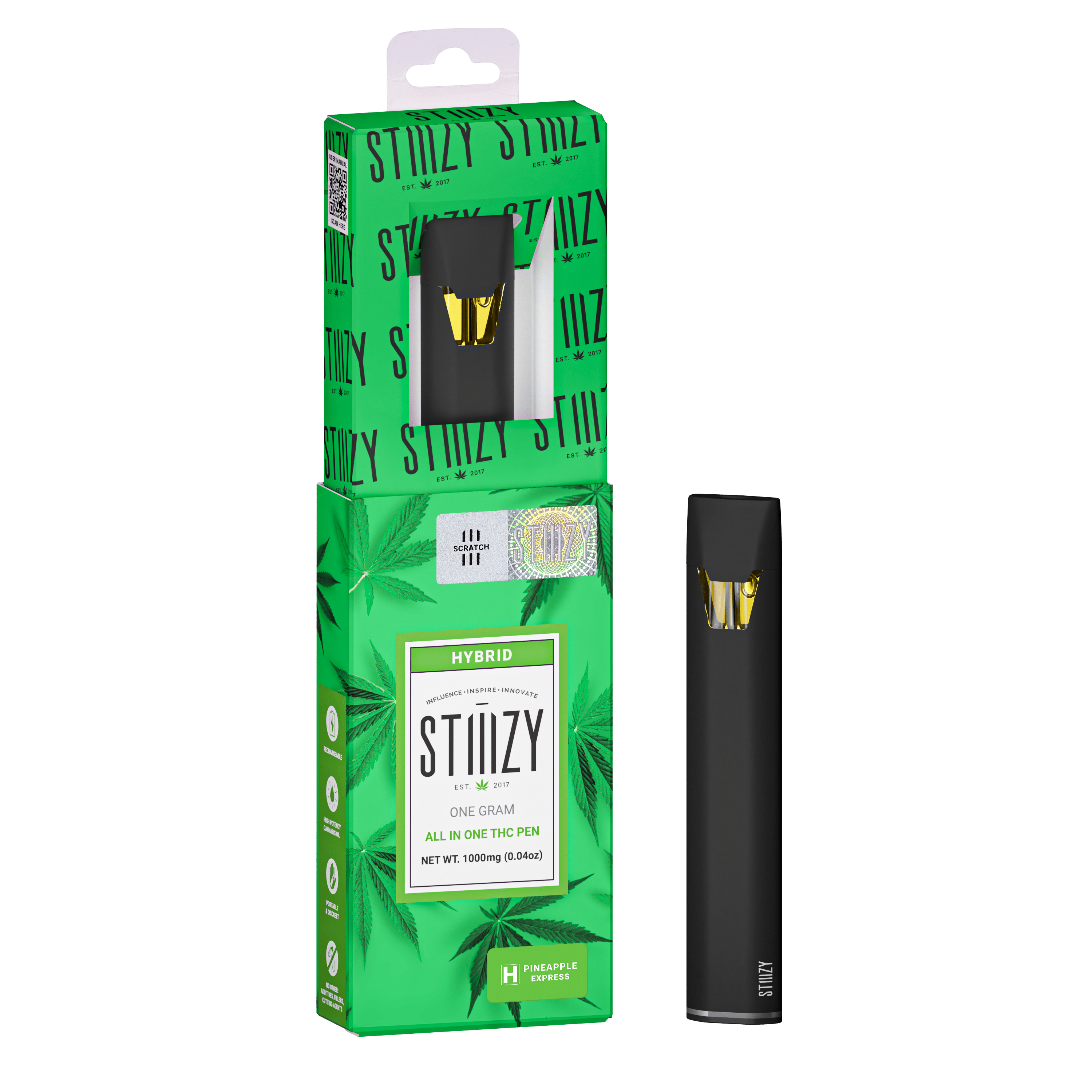 STIIIZY - Vape - PINEAPPLE EXPRESS 1G All-In-One - 1