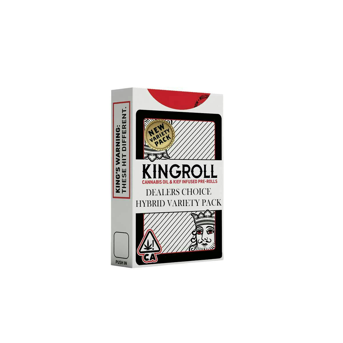 Kingroll - Kingroll Jrs | White Widow x Strawberry Fields | Infused Joints | 4pk - 1