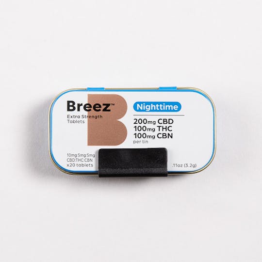 Breez - Breez Extra-Strength Nighttime Tablet Tin - 1
