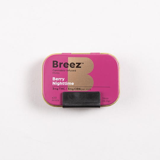 Breez - Breez Berry Nighttime Mint Tin - 1