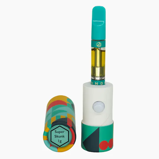 Sunday Extracts - 1g Cured Resin Cartridge Super Skunk - 1