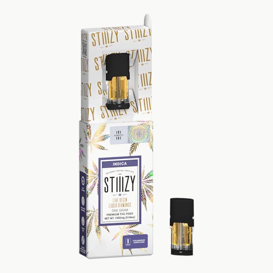 STIIIZY - Vape Cartridge - STRAWBERRY SHORTCAKE 1G Live Resin Liquid Diamonds Pod - 1