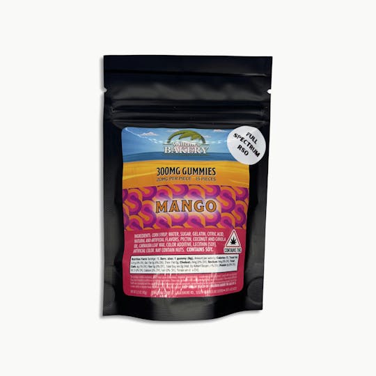 Indico - Mango RSO Full Spectrum Gummies 20mg/pc 300mg total - 1