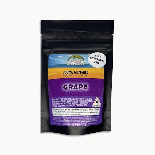 Indico - Grape RSO Full Spectrum Gummies 20mg/pc 300mg total - 1