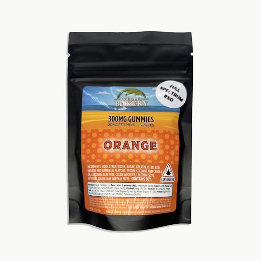 Indico - Orange RSO Full Spectrum Gummies 20mg/pc 300mg total - 1