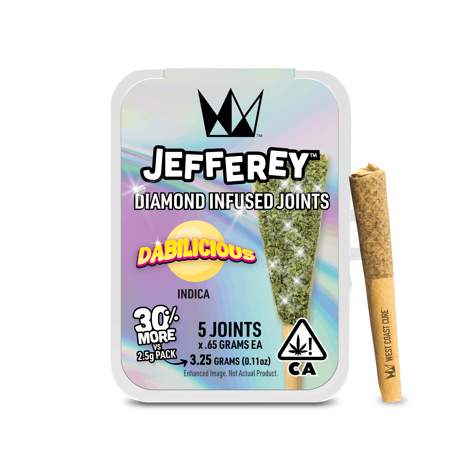West Coast Cure - Dabilicious - Jefferey Infused Joint .65g 5 Pack - 1