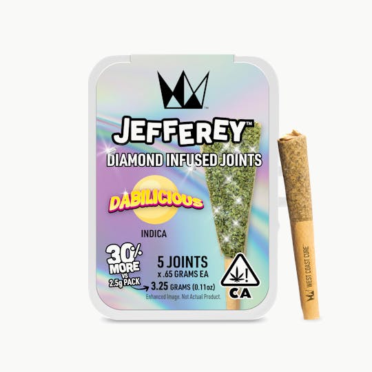 West Coast Cure - Dabilicious - Jefferey Infused Joint .65g 5 Pack - 1