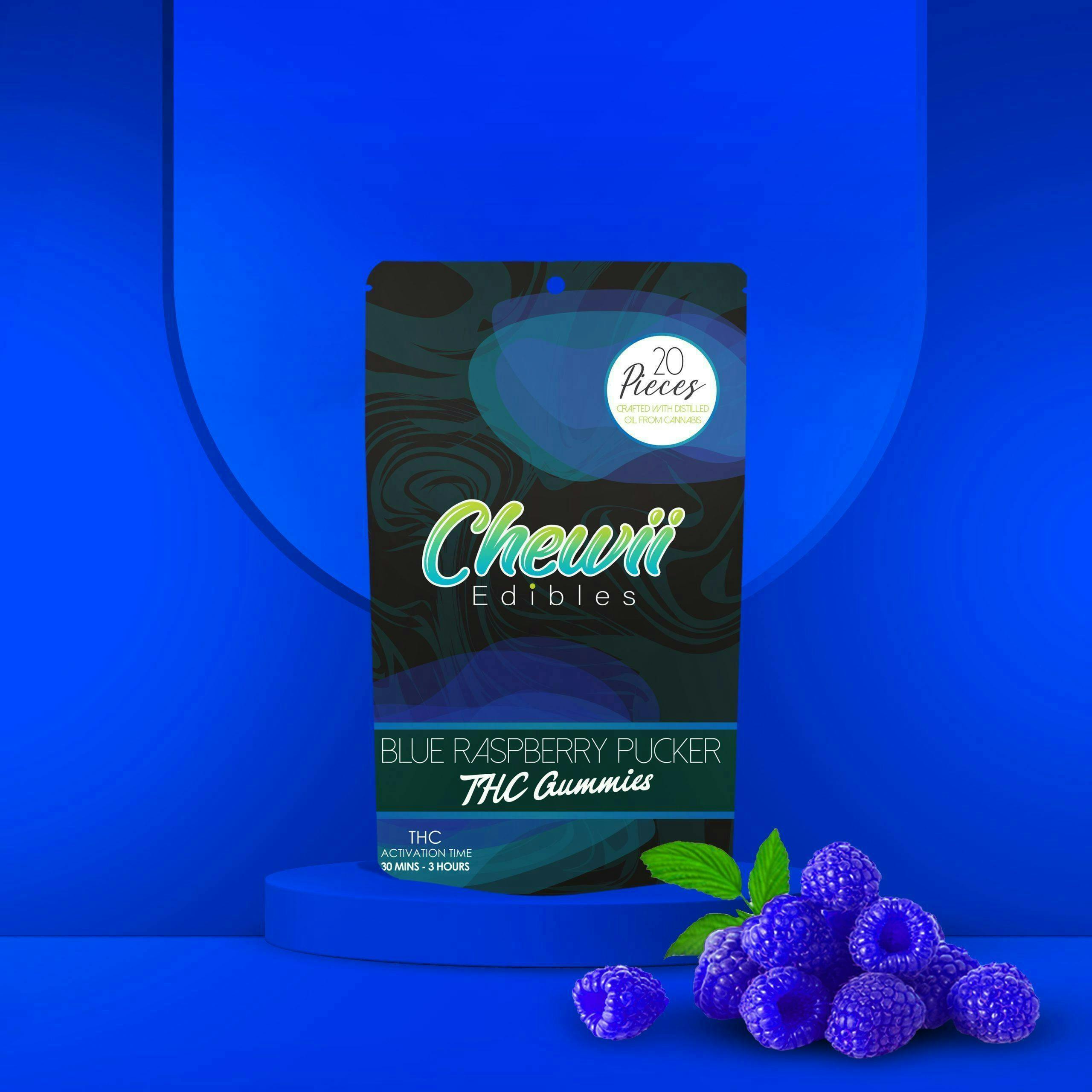 Chewii - Chewii Coins - Blue Raspberry Pucker (I) (200mg) [10pk] - 1