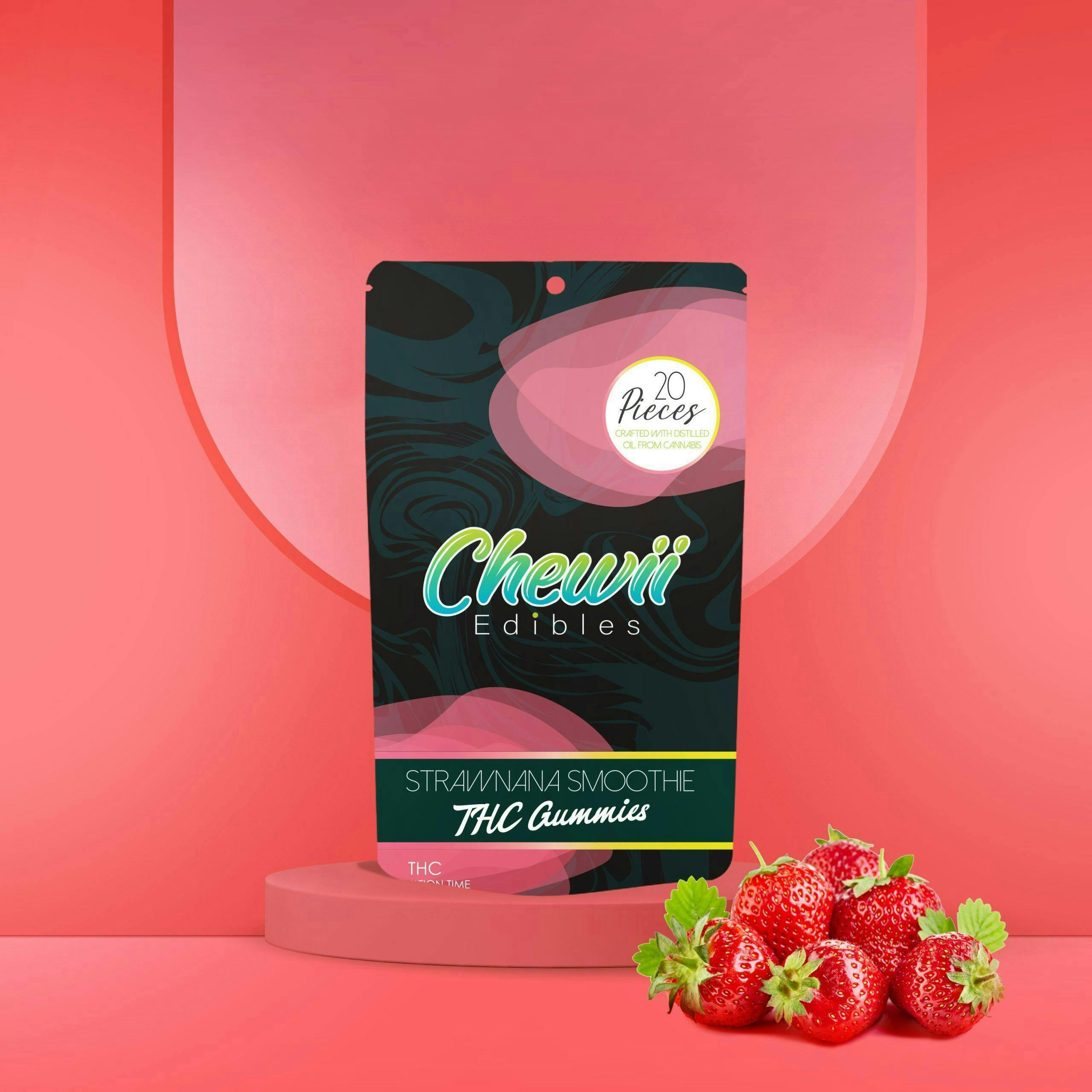 Chewii - Chewii Coins - Strawnana Smoothie (S) (200mg) [10pk] - 1