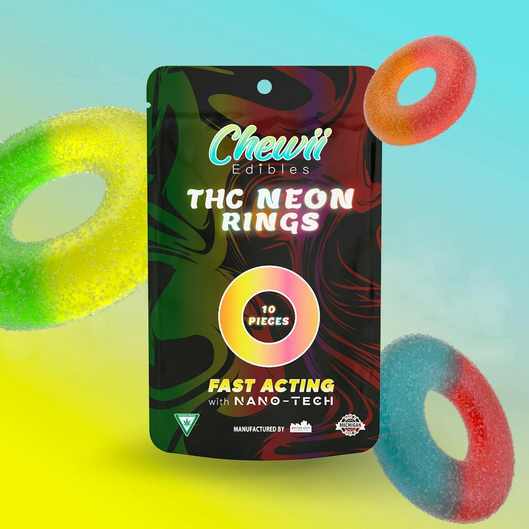 Chewii - Chewii Rings - Neon (200mg) [10pk] - 1