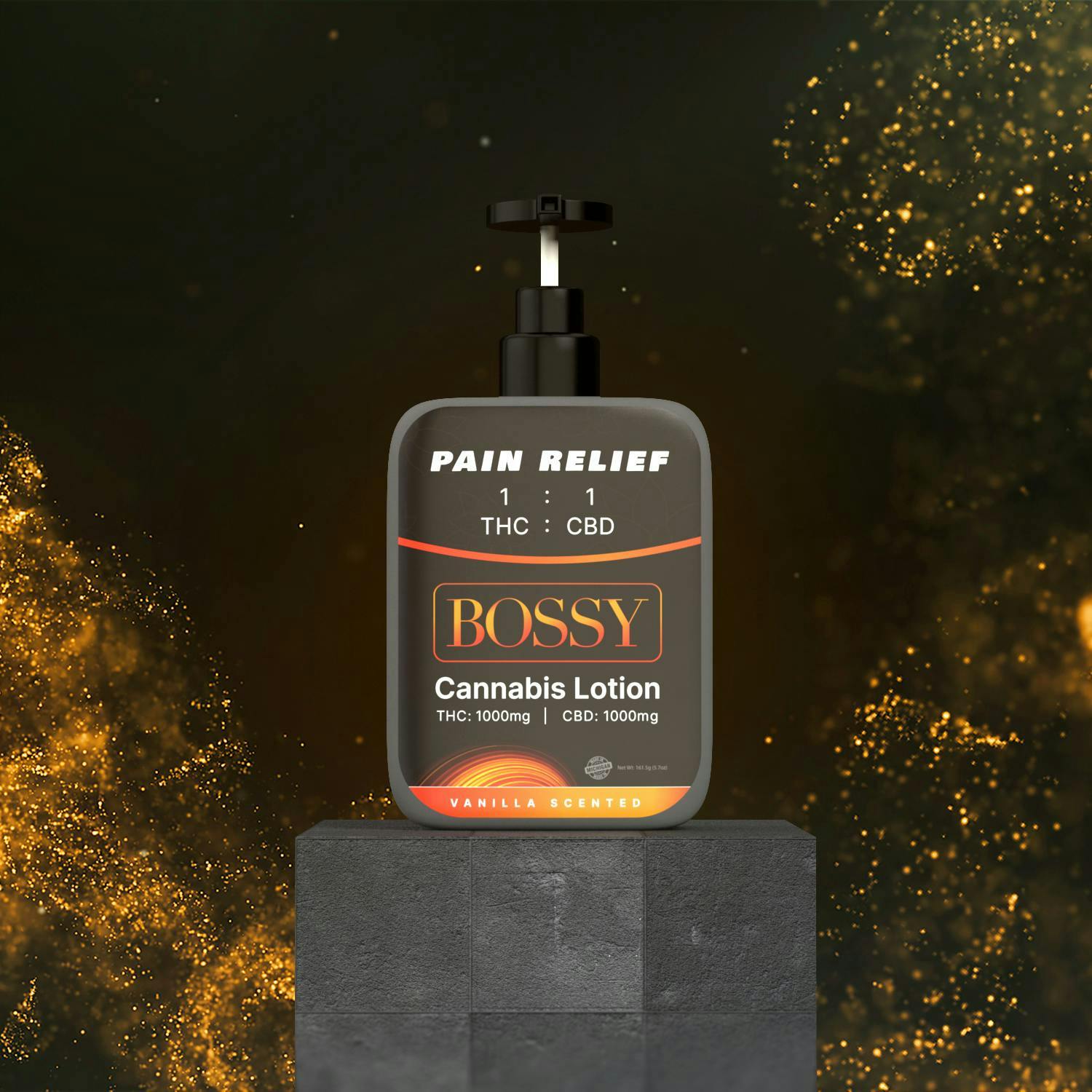 Bossy - Bossy | Vanilla Lotion Pain Relief 1:1 | Topicals Cream | 1000mg:1000mg - 1