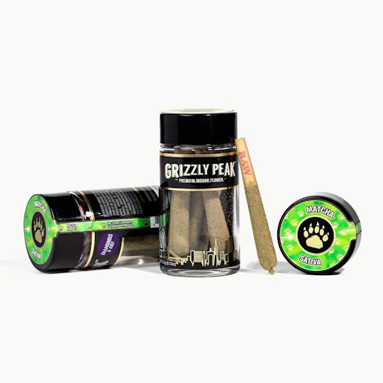 Grizzly Peak™ - Cub Claws Infused PreRoll 5pk x .7g - Matcha - 1
