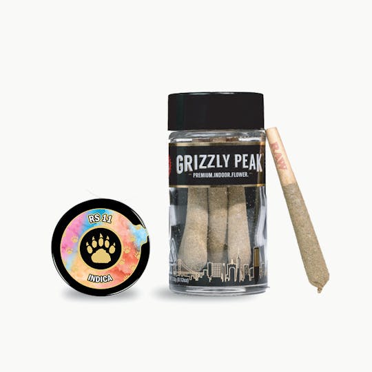 Grizzly Peak™ - Cub Claws Infused PreRoll 5pk x .07g - RS-11 - 1
