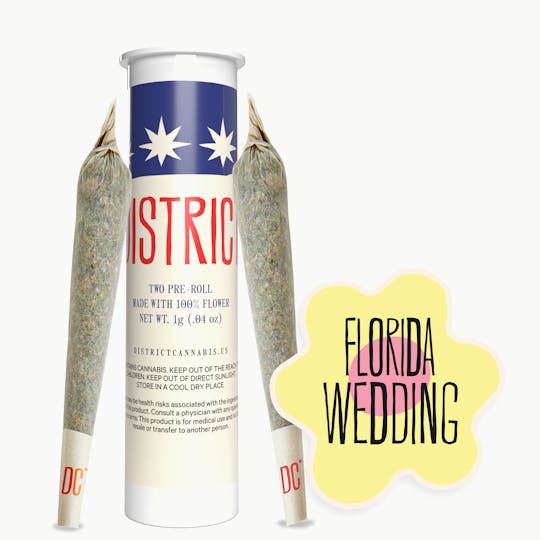 District Cannabis - Florida Wedding Pre-Roll Pack 2ct - 1