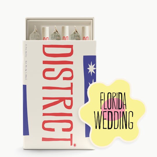 District Cannabis - Florida Wedding Pre-Roll Pack 6ct - 1