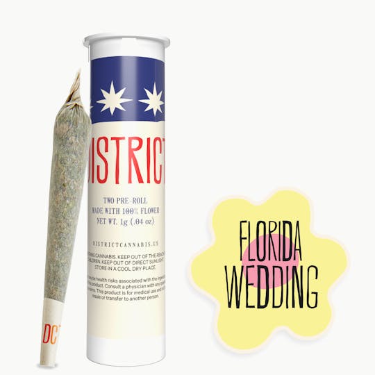 District Cannabis - Florida Wedding 1g Pre-Roll - 1