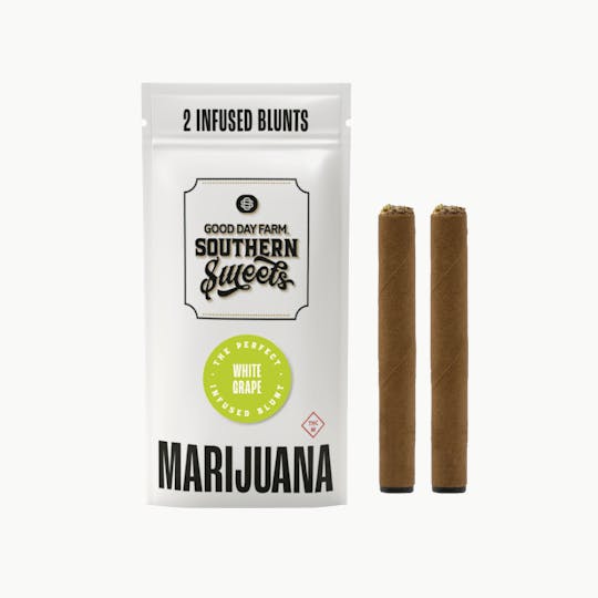 GOOD DAY FARM - GDF: Infused Blunt Pack | White Grape x Coka | Southern Sweets | 1g 2pk - 1