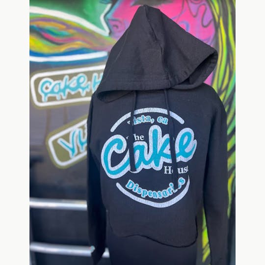 Cake House - Black L OG Crop Hoodie The Cake House - 1