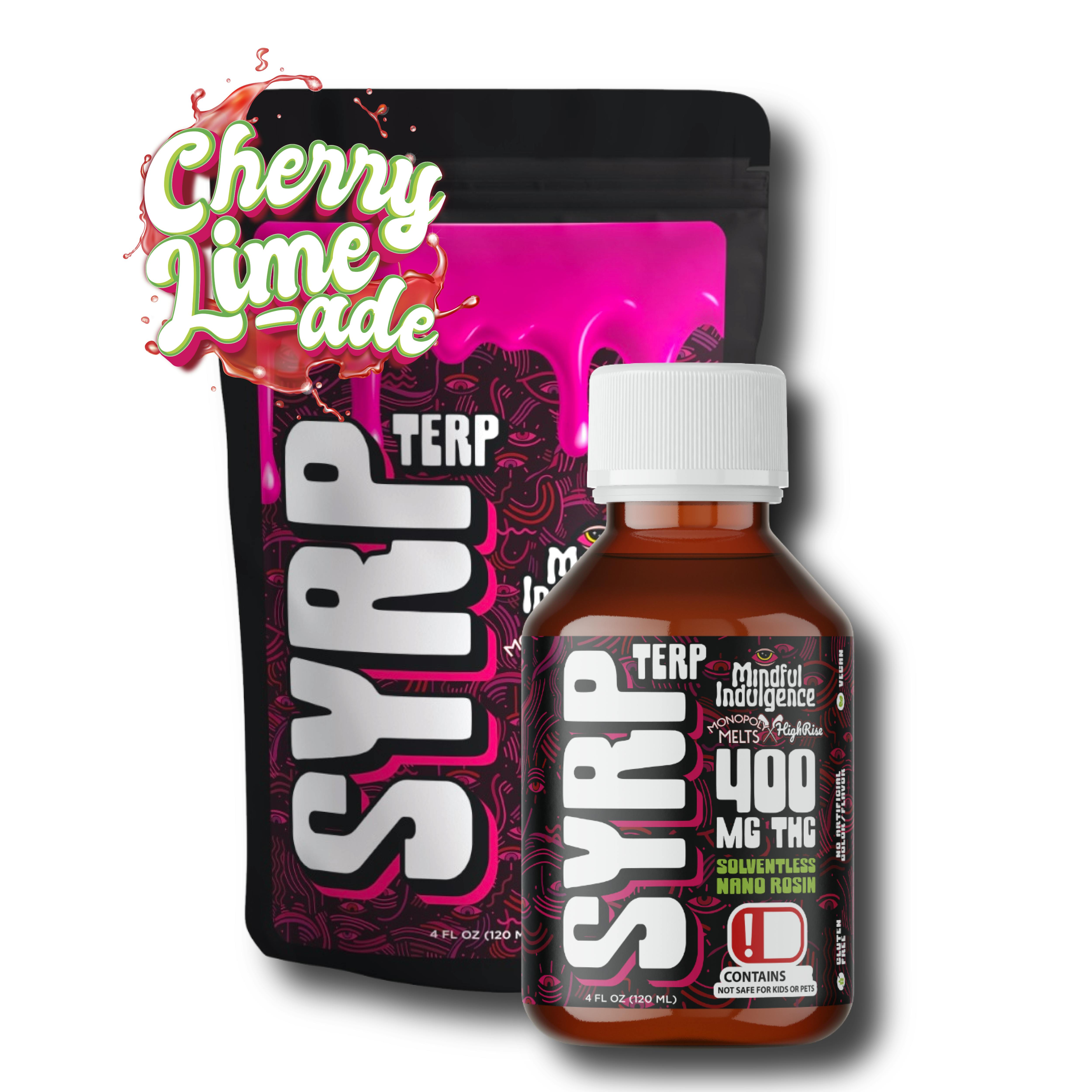 Mindful Indulgence - Mindful Indulgence | 400mg TERP SYRP *HR x MM* | Cherry Limeade - 1
