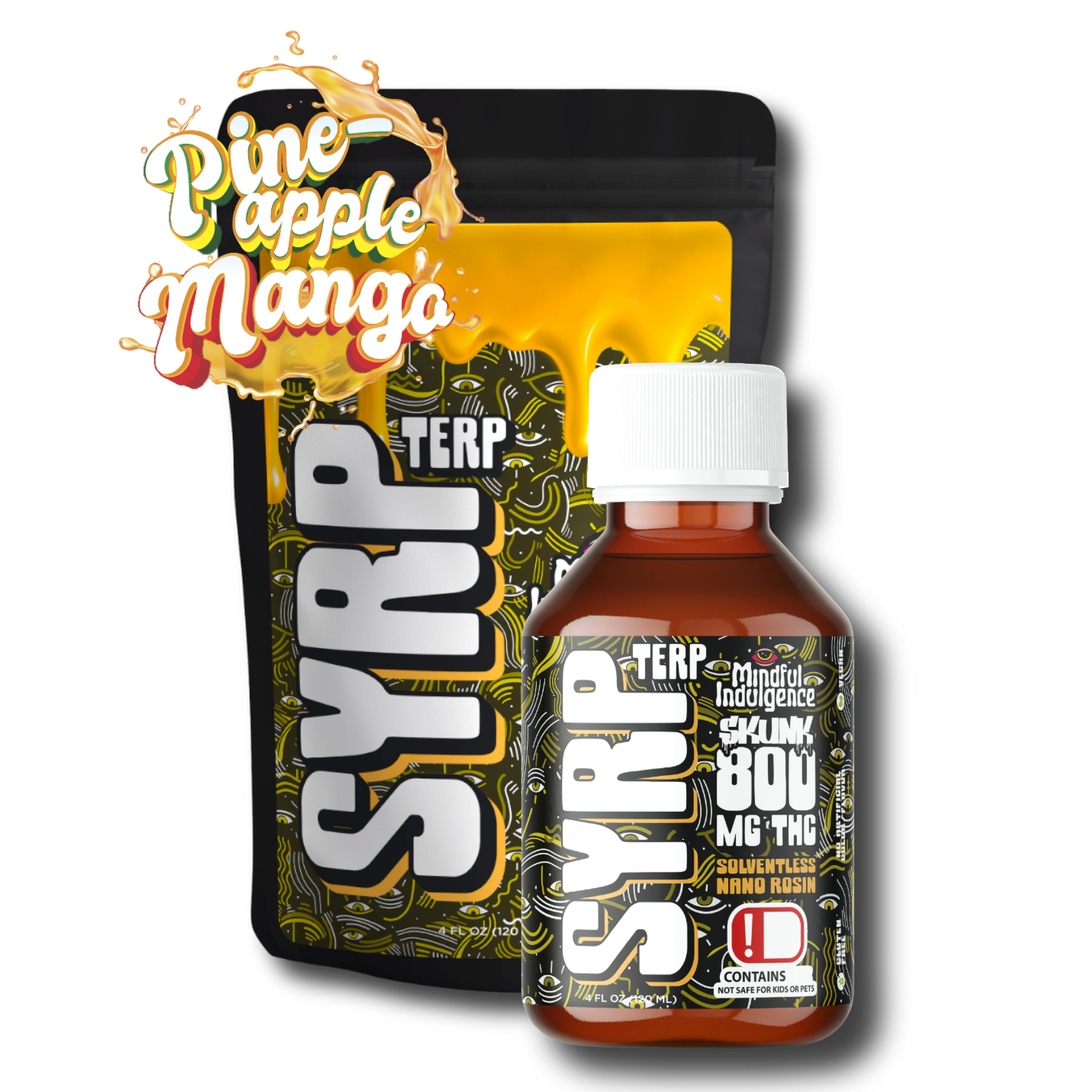 Mindful Indulgence - Mindful Indulgence | 800mg TERP SYRP * Skunk* | Pineapple Mango - 1