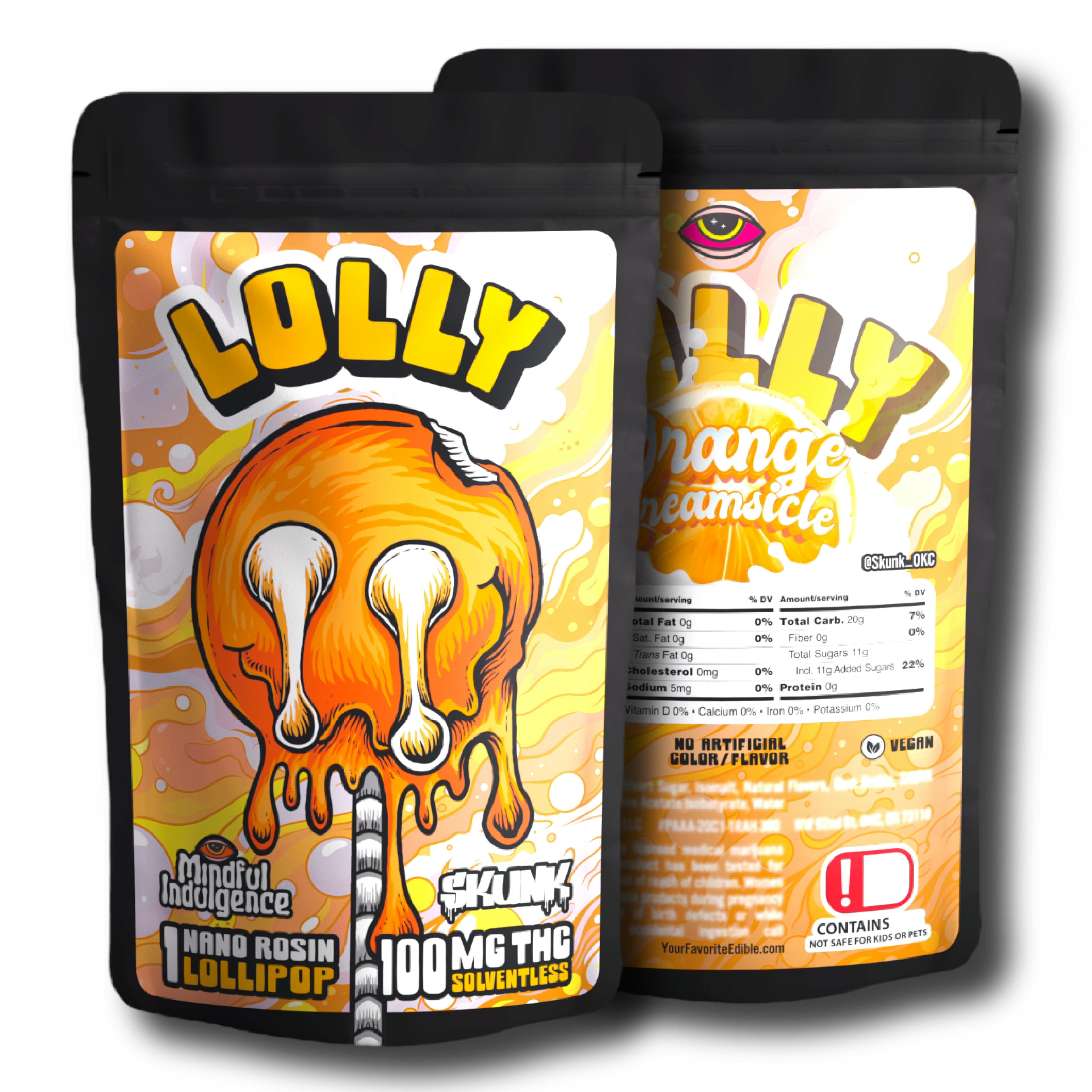 Mindful Indulgence - Mindful Indulgence | 100mg Lolly *Skunk* | Orange Creamsicle - 1
