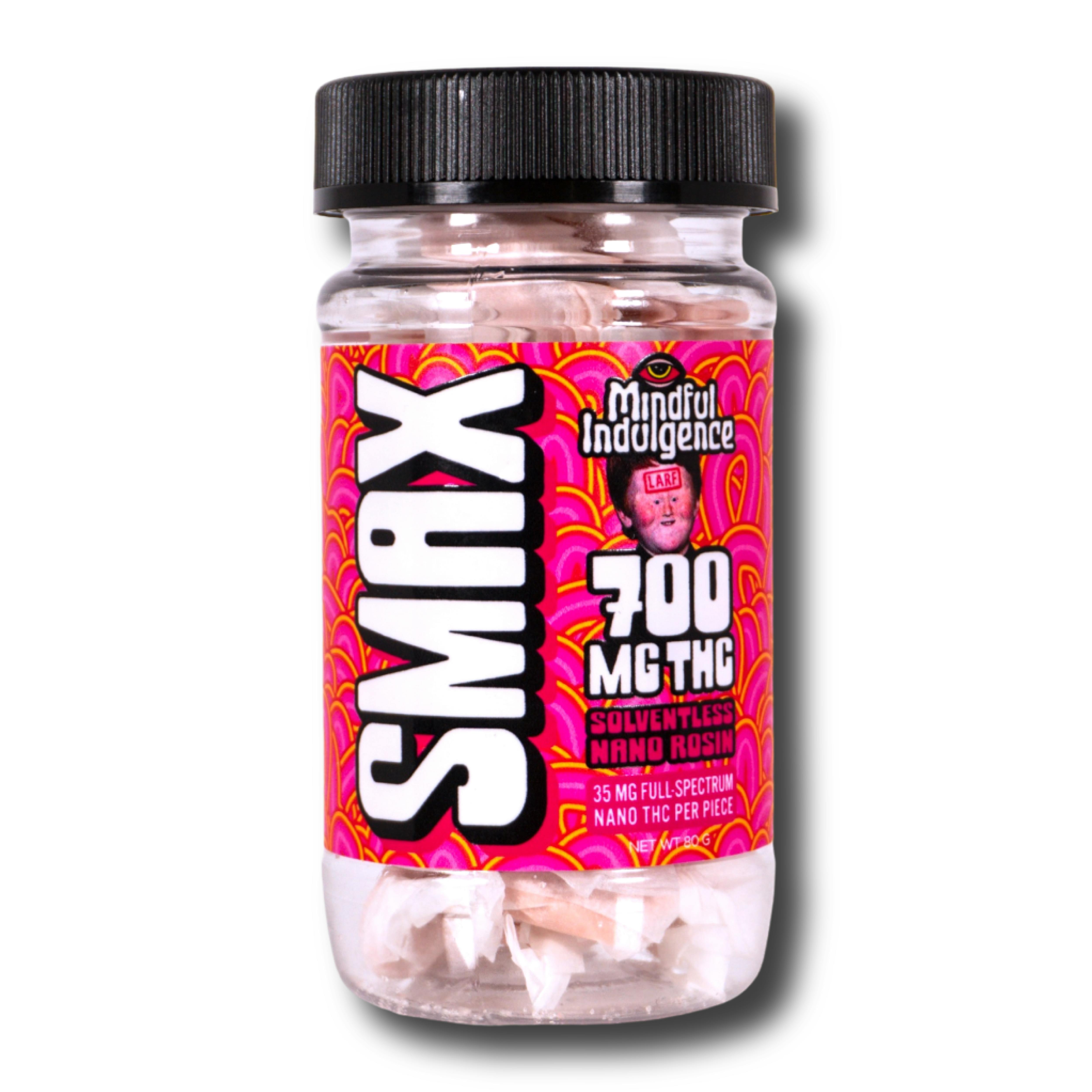 Mindful Indulgence - Mindful Indulgence | 700mg SMAX Taffy *Ginger Larf* | RazzleBerry - 1