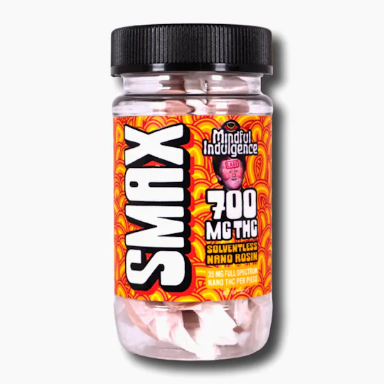 Mindful Indulgence - Mindful Indulgence | 700mg SMAX Taffy *Ginger Larf* | Juicy Peach - 1