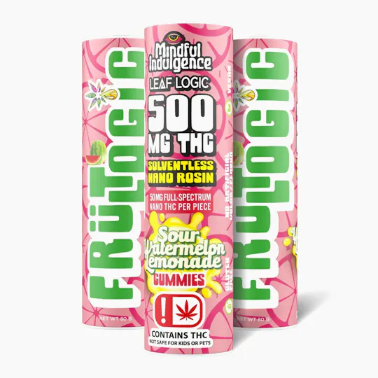 Mindful Indulgence - Mindful Indulgence | 500mg FRÜT LOGIC Gummy | Sour Watermelon Lemonade - 1