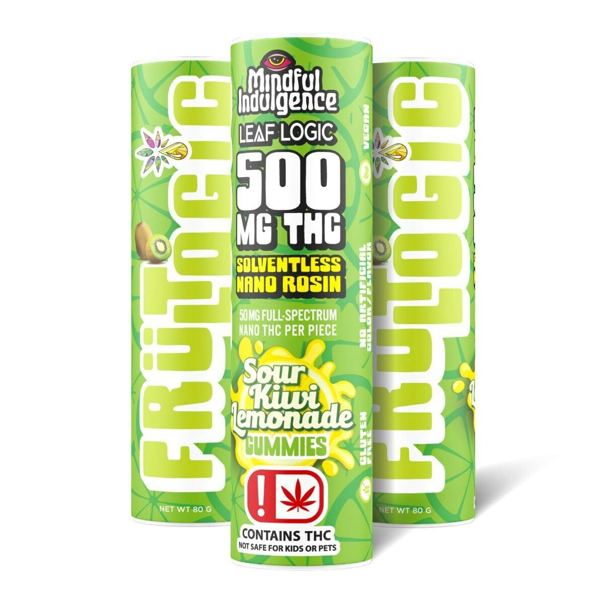 Mindful Indulgence - Mindful Indulgence | 500mg FRÜT LOGIC Gummy | Sour Kiwi Lemonade - 1