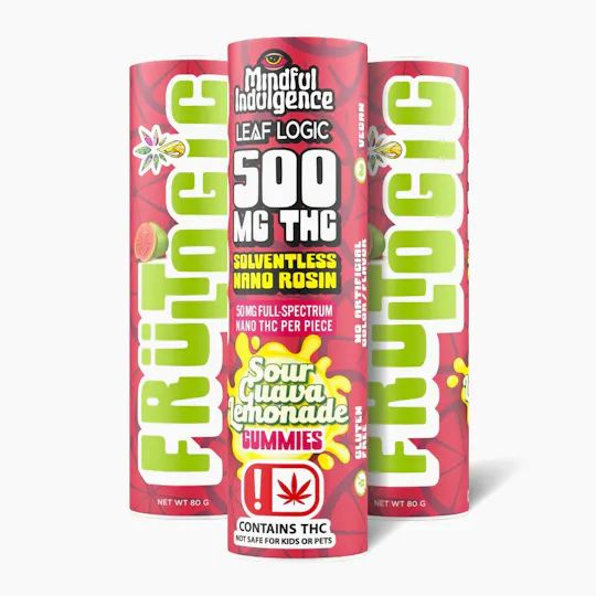 Mindful Indulgence - Mindful Indulgence | 500mg FRÜT LOGIC Gummy | Sour Guava Lemonade - 1