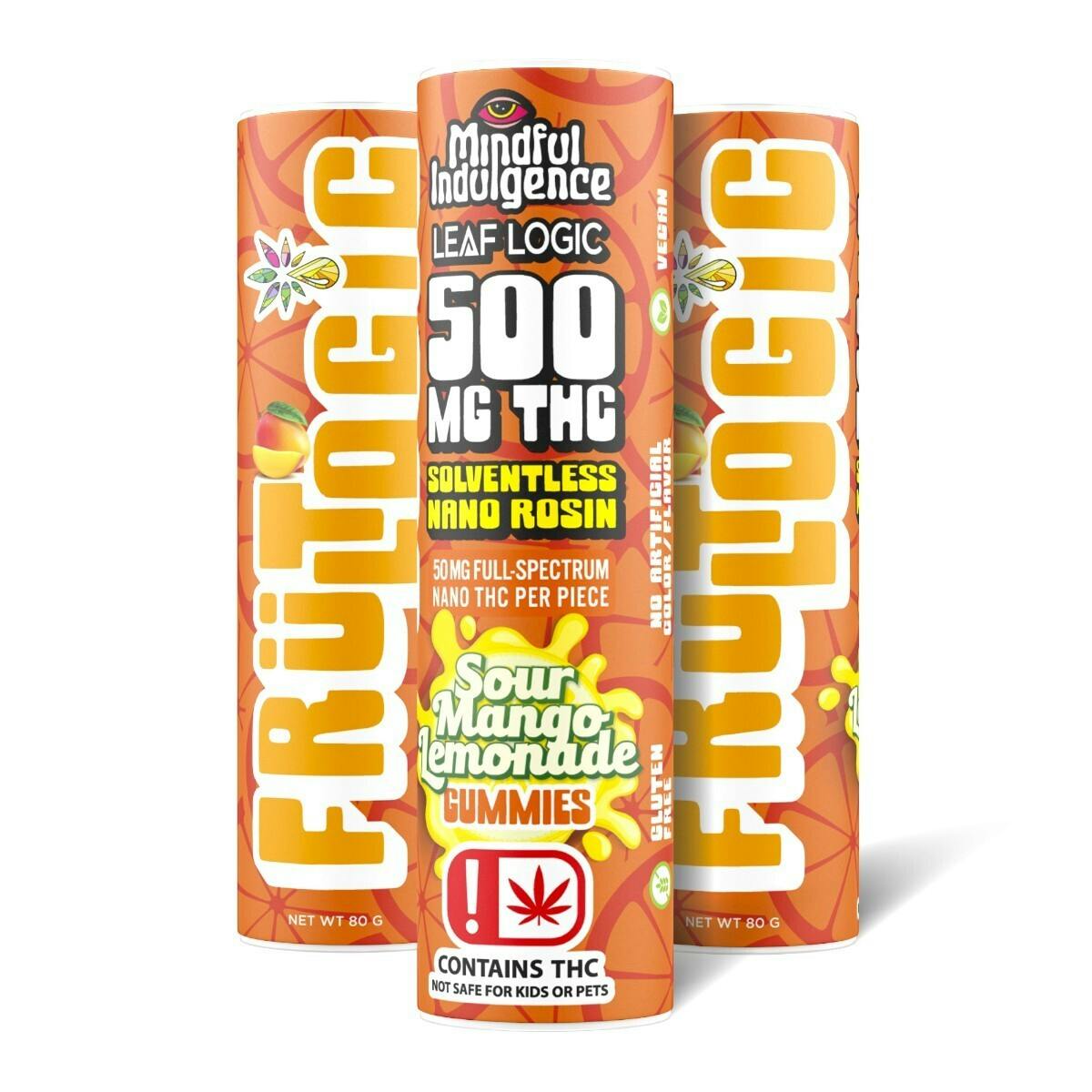 Mindful Indulgence - Mindful Indulgence | 500mg FRÜT LOGIC Gummy | Sour Mango Lemonade - 1