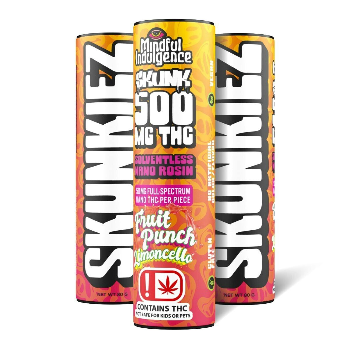 Mindful Indulgence - Mindful Indulgence | 500mg SKUNKIEZ Gummy | Fruit Punch Limoncello - 1