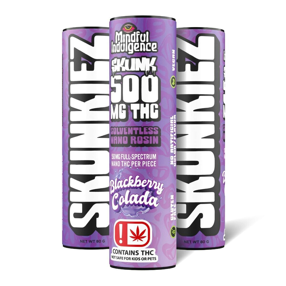 Mindful Indulgence - Mindful Indulgence | 500mg SKUNKIEZ Gummy | Blackberry Colada - 1