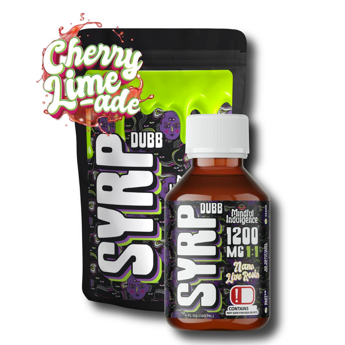 Mindful Indulgence - Mindful Indulgence | 1200mg DUBB 1:1 SYRP | Cherry Limeade - 1