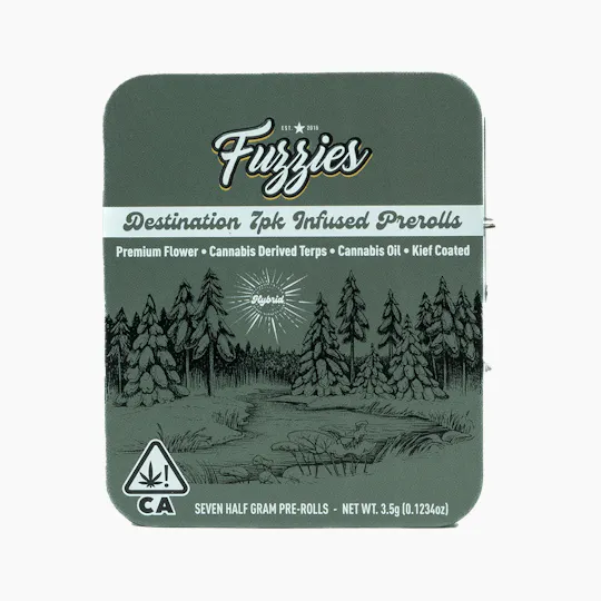 Fuzzies - Fuzzies | Destination | God's Gift | Infused Joints | 0.5g each | 7pk - 1