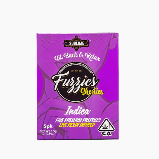 Fuzzies - Fuzzies | Shorties | Zerealz | Infused Joints | 0.7g each | 5pk - 1