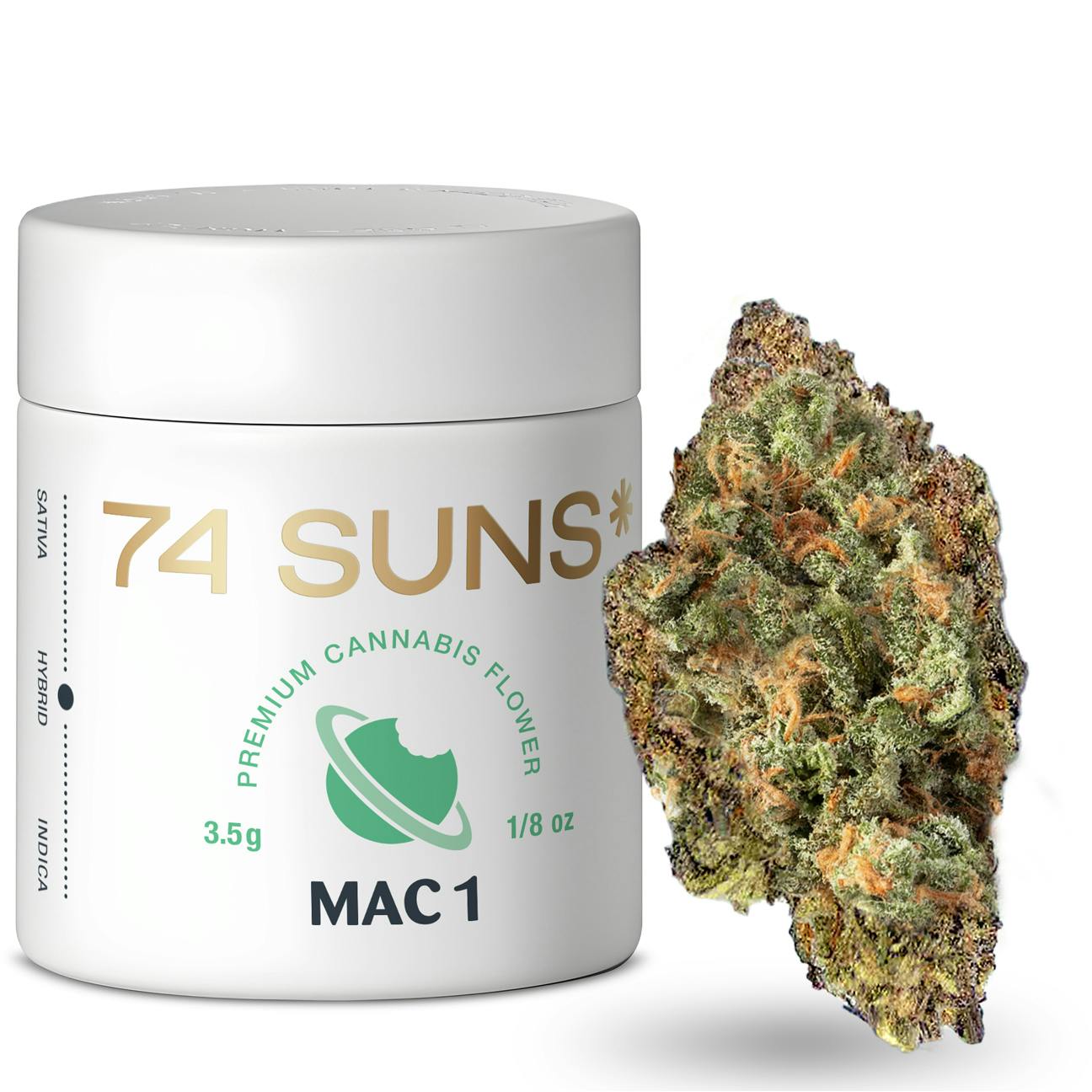 74 Suns - Mac 1 - 3.5g (Jar) Flower - 1