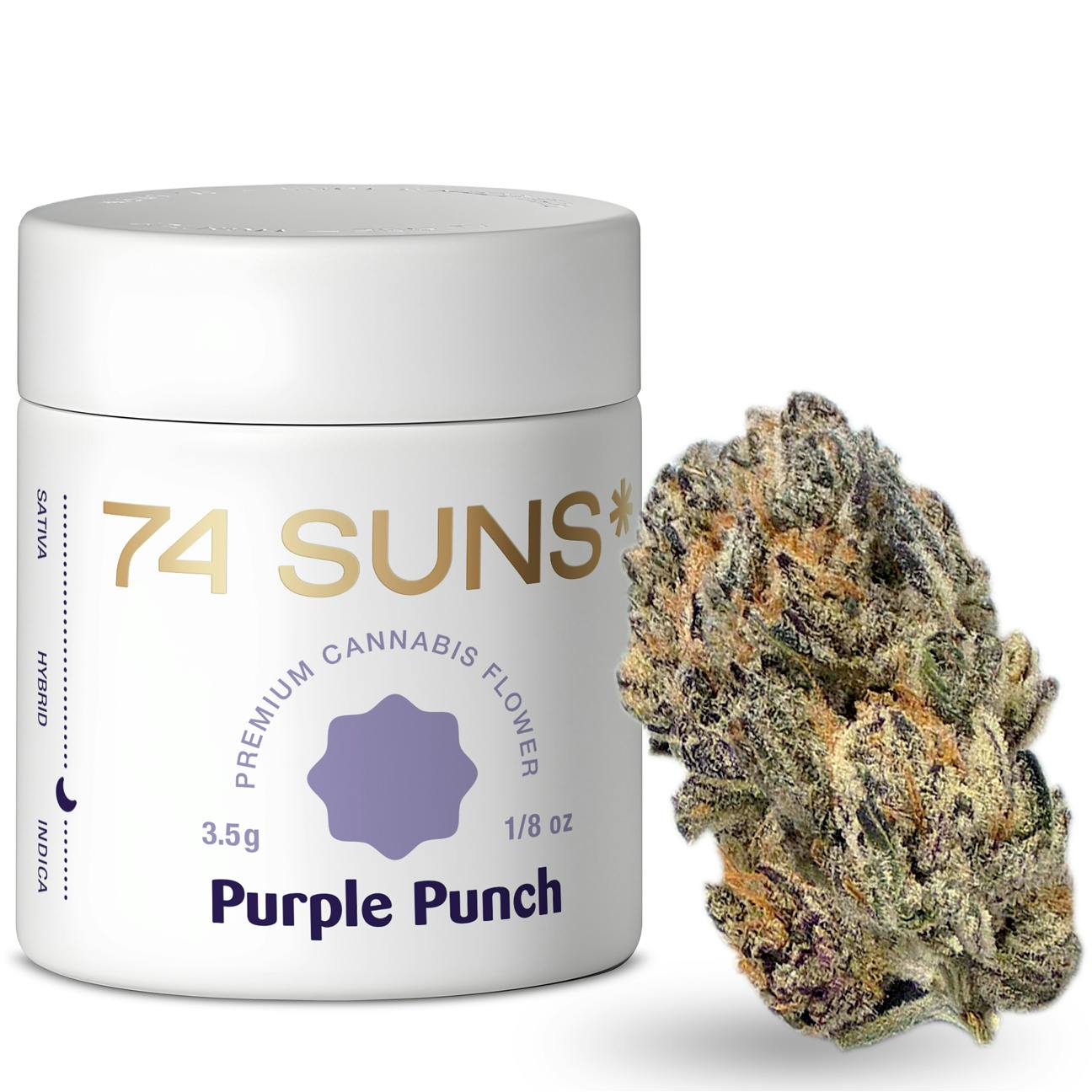74 Suns - Purple Punch - 3.5g (Jar) Flower - 1