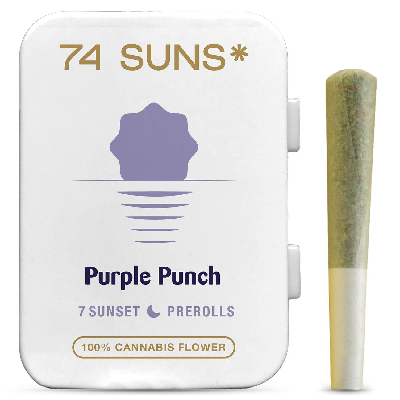 74 Suns - Purple Punch - 3.5g Pre-Roll Pack (7 x .5g Each) - 1